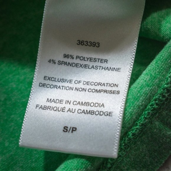 Lot of 2 Champion Soft V-Neck Shirts, Gray & Green - Picture 7 of 8